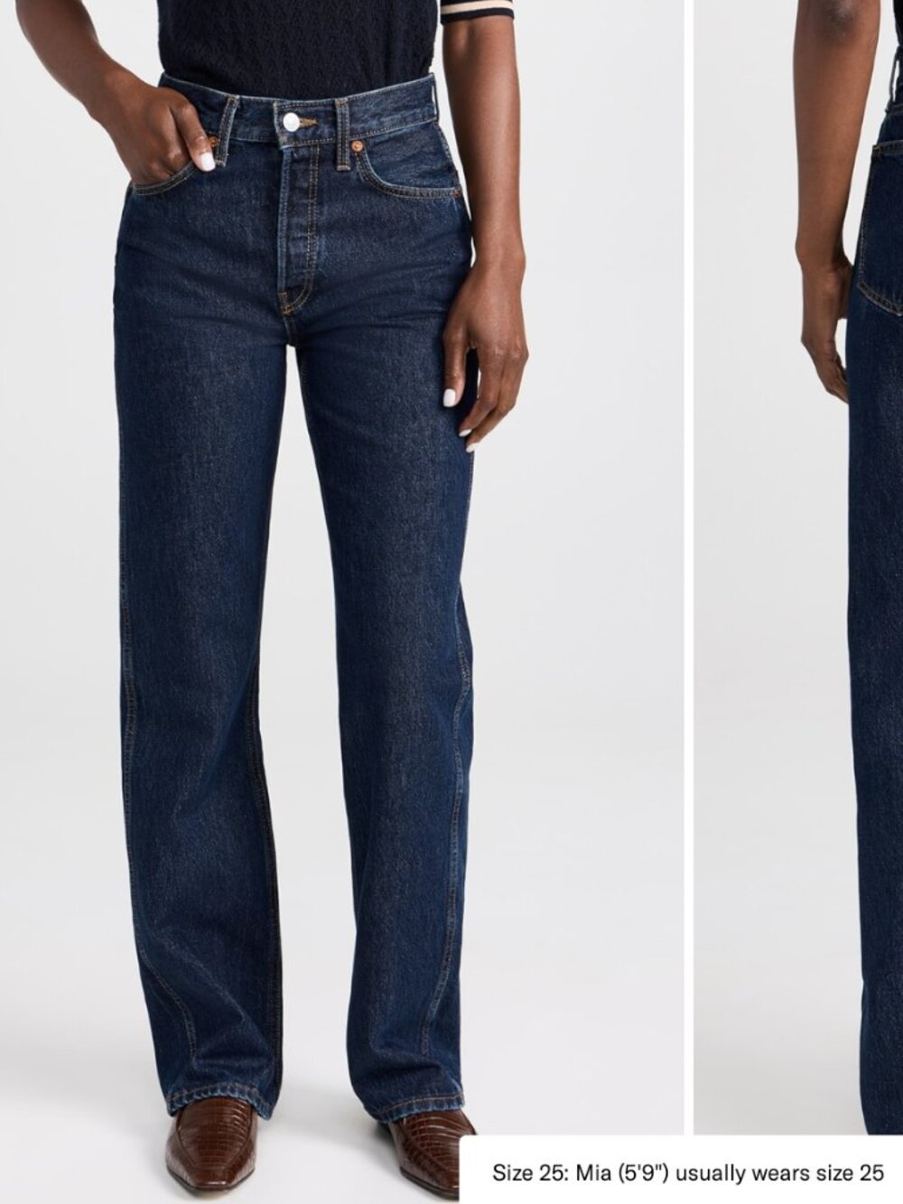 Re/Done 90s High Rise Loose Jean Heritage Rinse Size 26